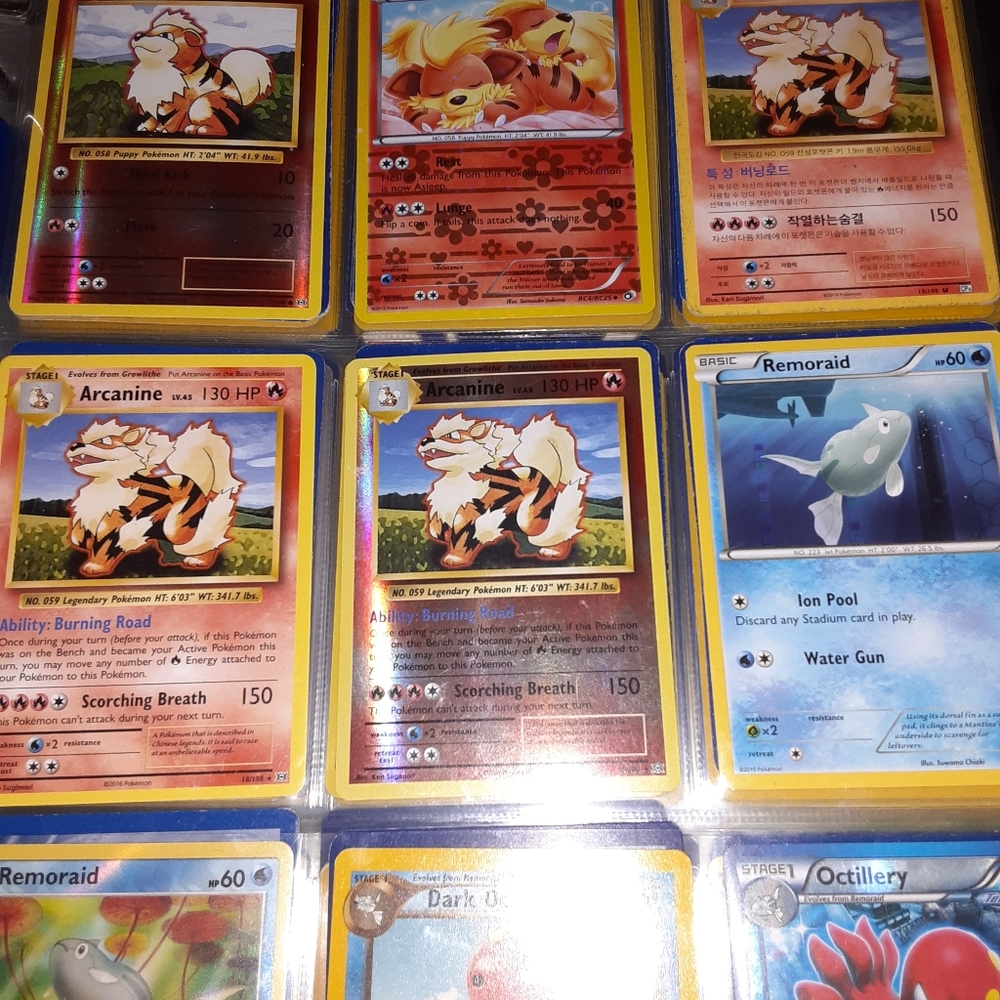 Vintage pokemon cards
